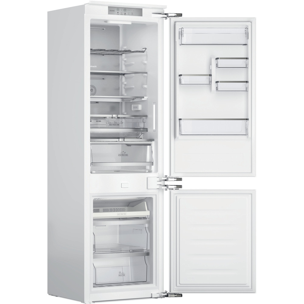 Bauknecht Koel-vriescombinaties Inbouw KGITN 18F3 MA Wit 2 doors Perspective open