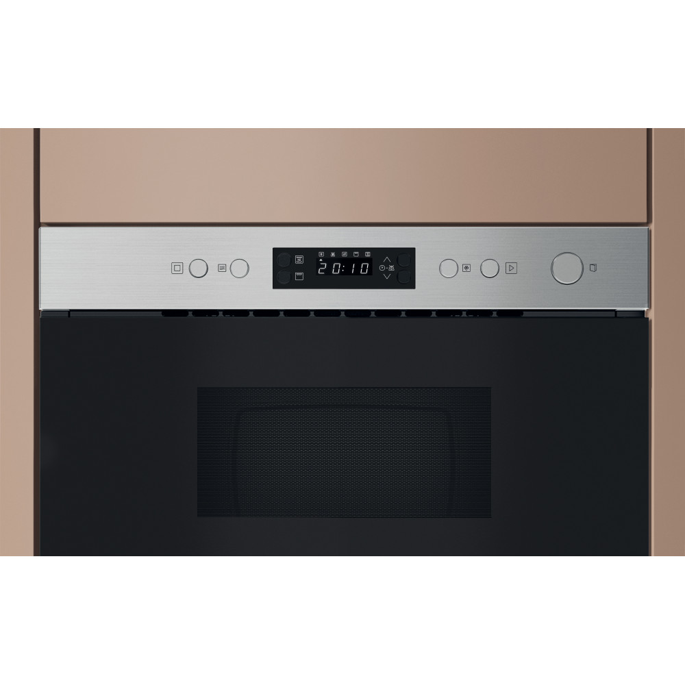 Hotpoint Microwave Built-in HPM K12C XUK Stainless Steel Electronic 22 MW+Grill function 750 Lifestyle control panel