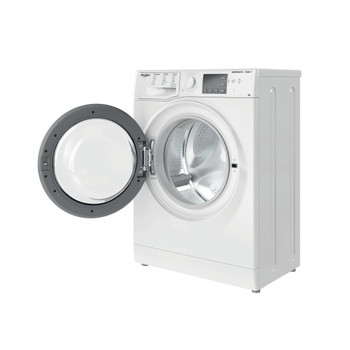 Whirlpool Maşină de spălat rufe Independent WRSB 7259 WB EU Alb Încărcare frontală B Perspective open