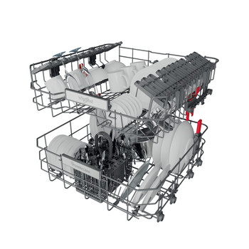 Whirlpool Umývačka riadu Vstavané WBO 3T333 P 6.5 X Half-integrated D Technical Translucent