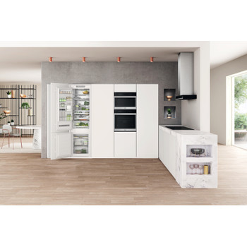 Whirlpool Kombinovaná chladnička s mrazničkou Vestavné WHC20 T593 P Bílá 2 doors Lifestyle frontal open
