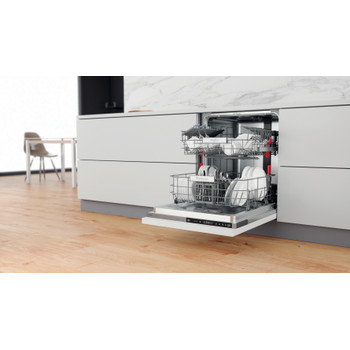 Whirlpool Mosogatógép Beépíthető WIP 4T133 PE S Full-integrated D Lifestyle perspective open