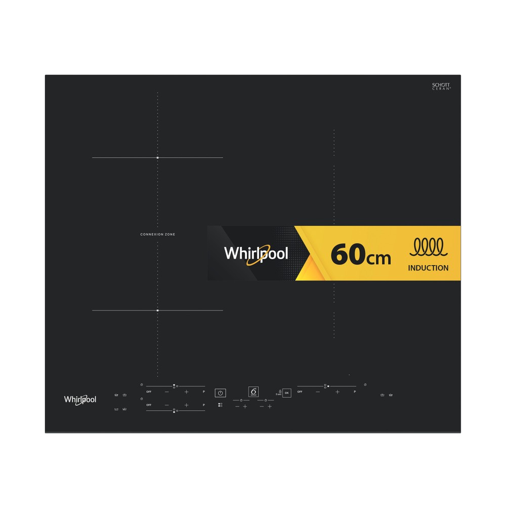 Whirlpool Encimera WB B3760 BF Negro Induction vitroceramic Hero image