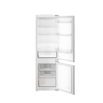 Indesit Combinación de frigorífico / congelador Encastre KINH 1271 B4E Zinc Metal 2 doors Frontal open