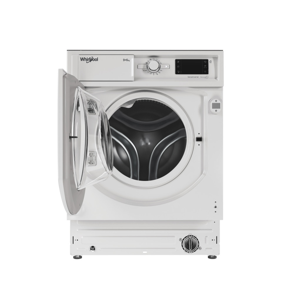 Whirlpool Mosó-szárító Beépíthető BI WDWG 961484 EU Fehér Elöltöltős Frontal open