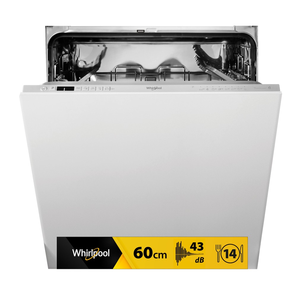 Whirlpool Lave-vaisselle Encastrable WIC 3C33 PE Tout intégrable D Frontal