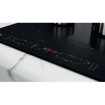 Whirlpool Table de cuisson WL B4265 BF/IXL Noir Induction vitroceramic Lifestyle control panel