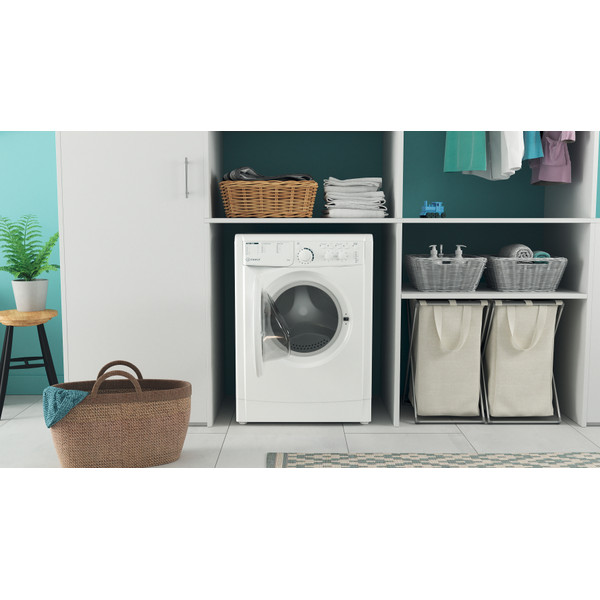 Indesit Perilica za rublje Samostojeći EWSC 61251 W EU N Bijela Prednje punjenje F Lifestyle frontal open
