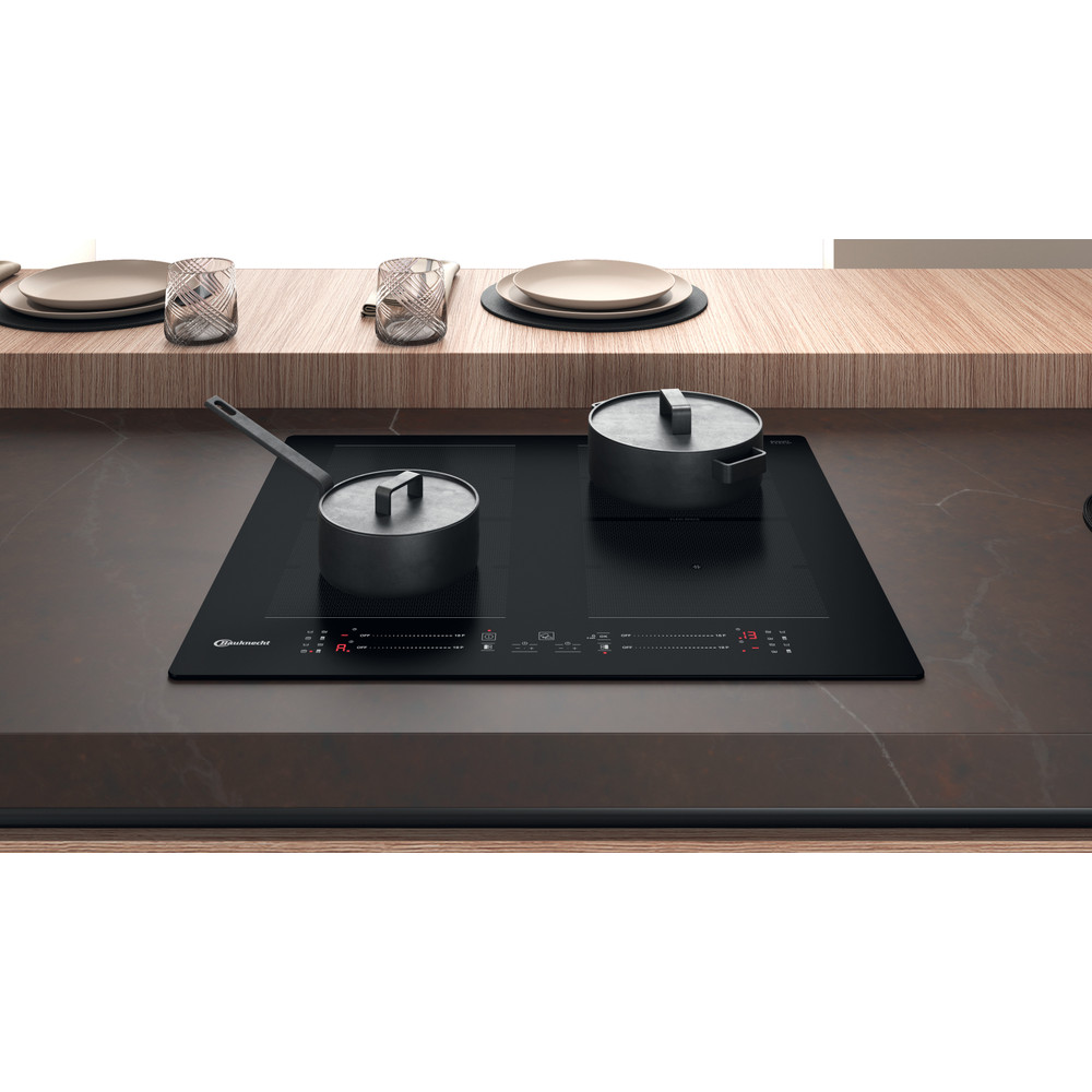 Bauknecht Kochfelder BS 1260F NE Schwarz Induction vitroceramic Lifestyle frontal top down