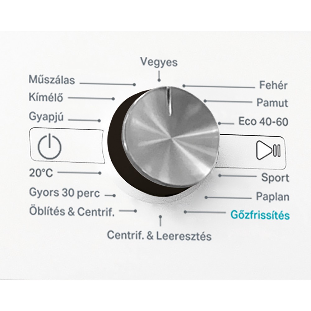 Whirlpool Mosógép Szabadonálló FFB 8489 BV HU Fehér Elöltöltős A Program