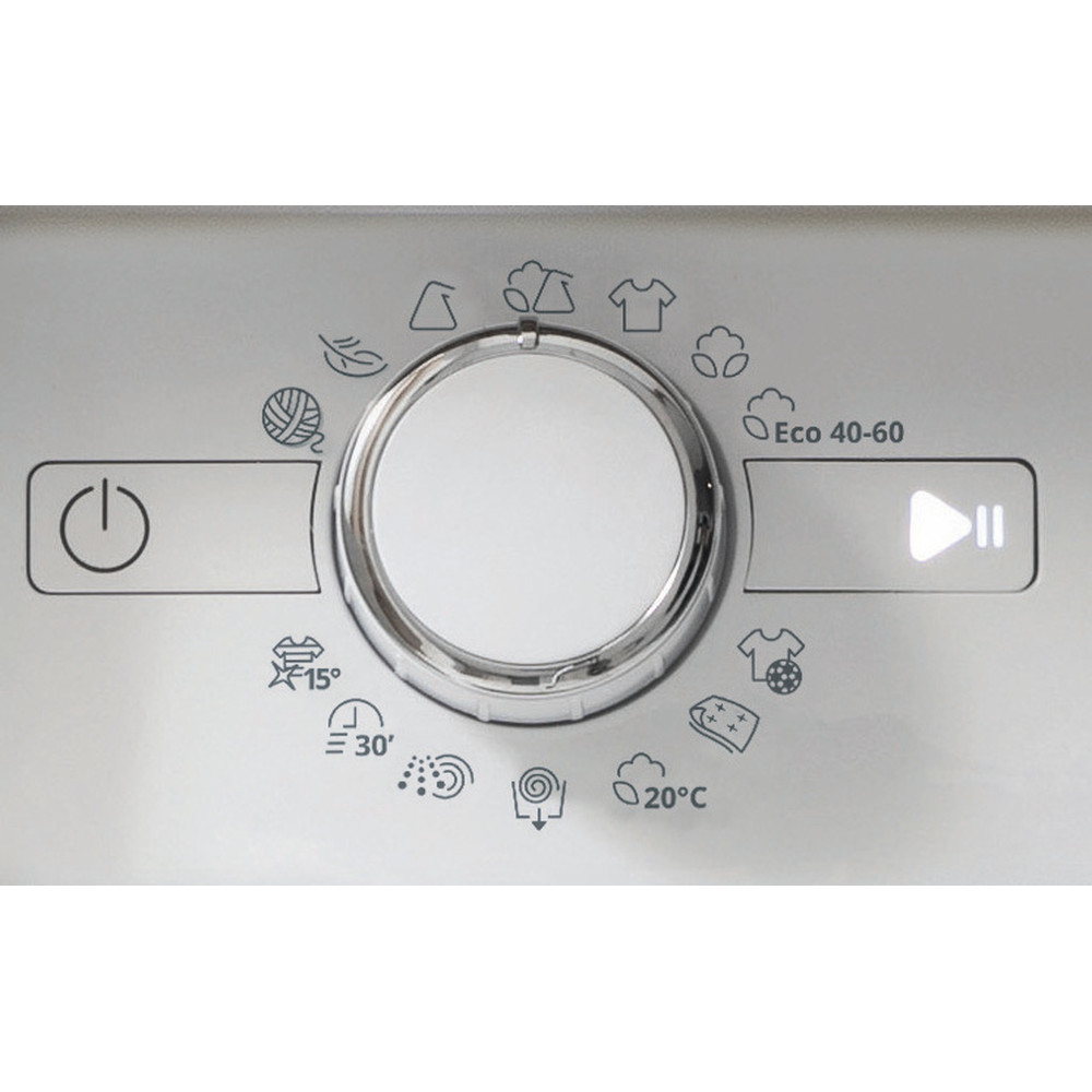 Whirlpool Lavadora Encastre BI WMWG 81484E EU Blanco Cargador frontal C Control panel