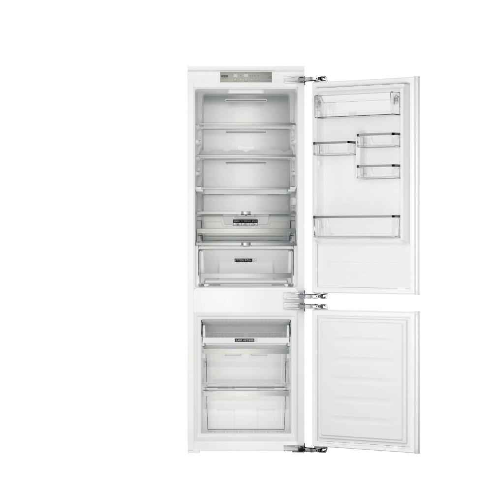 Bauknecht Réfrigérateur combiné Appareil encastrable KGITN 28MM254 Blanc 2 portes Frontal