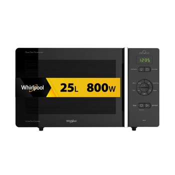 Whirlpool Mikrovlnná trouba Volně stojící MCP 346 SL Stříbrná Elektronické 25 Mikrovlny + Gril 800 Frontal