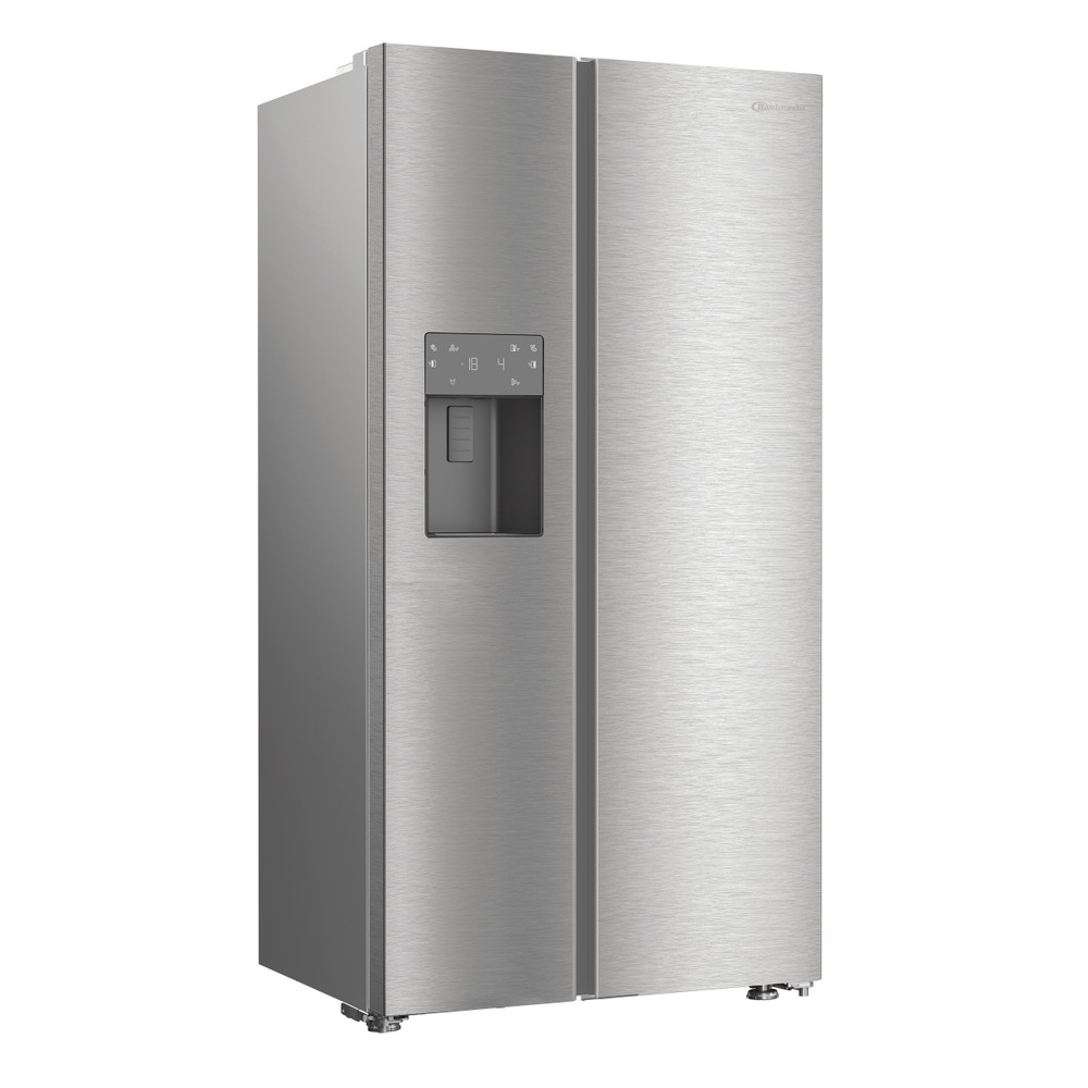 Bauknecht Side-by-Side Apparecchio a posa libera BKFC8000 ARC 764 Manhattan Gray Perspective