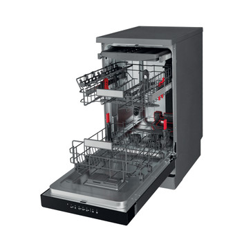 Whirlpool Maşină de spălat vase Independent WSFO 3O23 PF X Independent E Perspective open