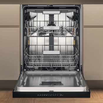 Whirlpool Oppvaskmaskin Frittstående W7U HP43 X Under benk C Frontal open