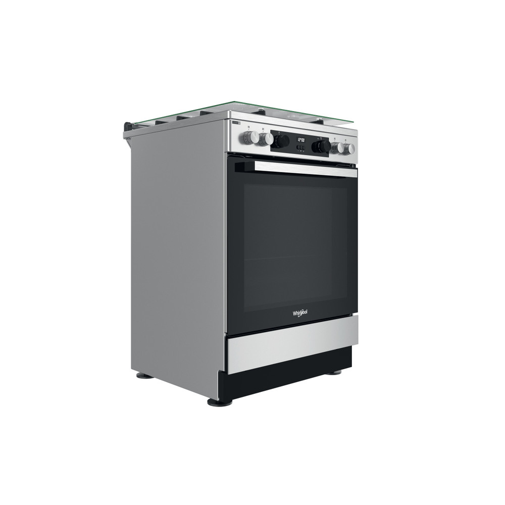 Whirlpool Плита WS68G8CHX/E/1 Нержавіюча сталь Газова Perspective