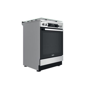 Whirlpool Плита WS68G8CHX/E/1 Нержавіюча сталь Газова Perspective