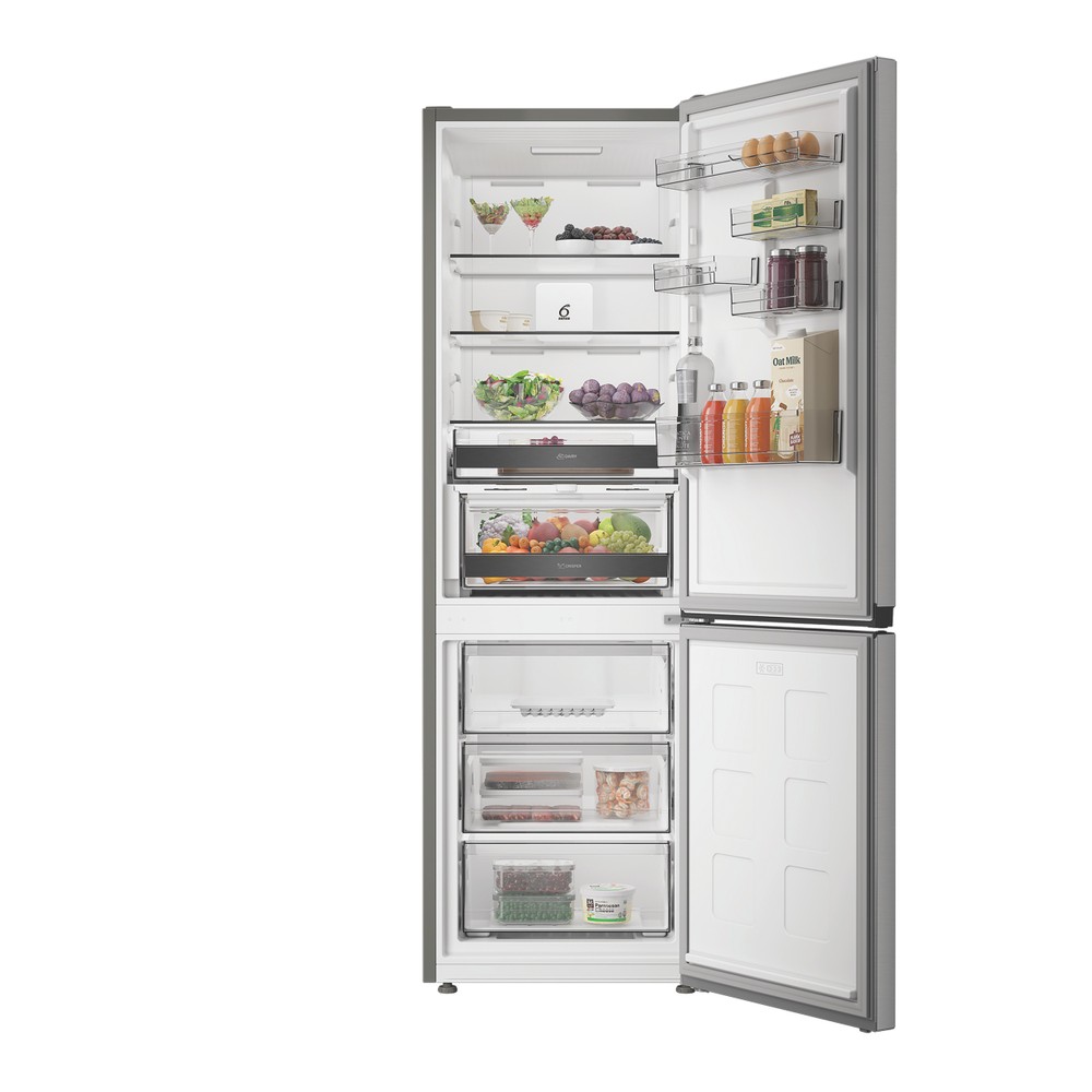 Whirlpool Kombinirani hladnjak Samostojeći WHK 22372 X5EA1 ARC 764 Manhattan Gray 2 doors Lifestyle frontal open
