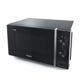Whirlpool Mikrovlnná rúra Voľne stojace MWP 103 SB Striebornočierna Mechanické 20 Mikrovlny + Gril 700 Perspective