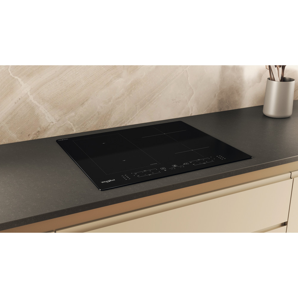 Whirlpool Kookplaat WL B4060 CPNE Zwart Induction vitroceramic Lifestyle perspective