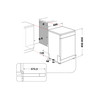 Indesit Máquina de lavar loiça Livre Instalação I0F D641A X Livre Instalação C Technical drawing