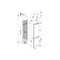 Whirlpool Fridge-Freezer Combination Built-in ART 6550 SF1 White 2 doors Perspective open