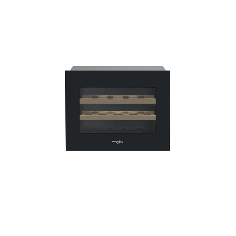 Whirlpool Wijnbewaarkast Inbouw WHW45S2B Zwart Frontal