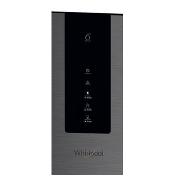 Whirlpool Kombinirani hladnjak Samostojeći W9 931A KS H Crna/Inox 2 doors Control panel
