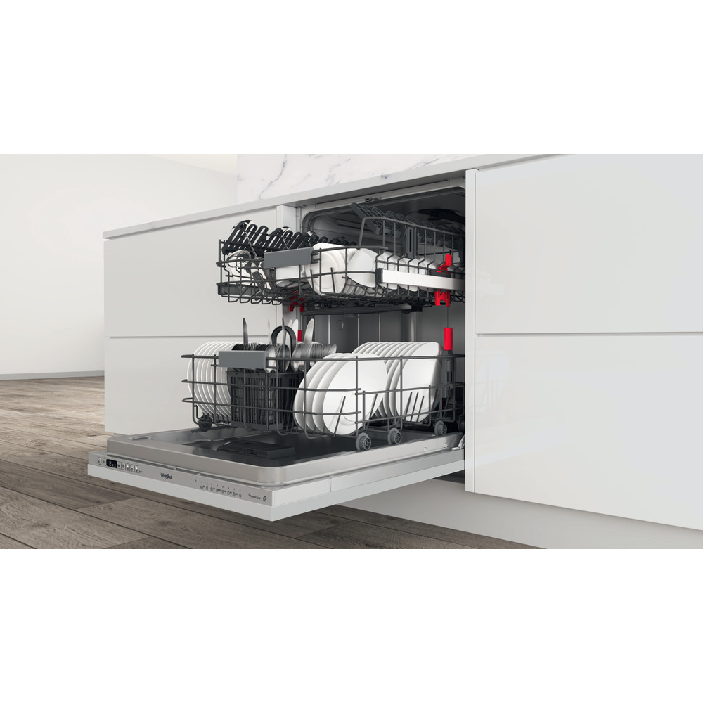 Whirlpool Myčka nádobí Vestavné WI 7020 P Full-integrated E Lifestyle perspective open