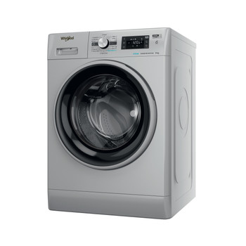 Whirlpool Maşină de spălat rufe Independent FFD 9469 SBSV EU Silver Încărcare frontală A Perspective