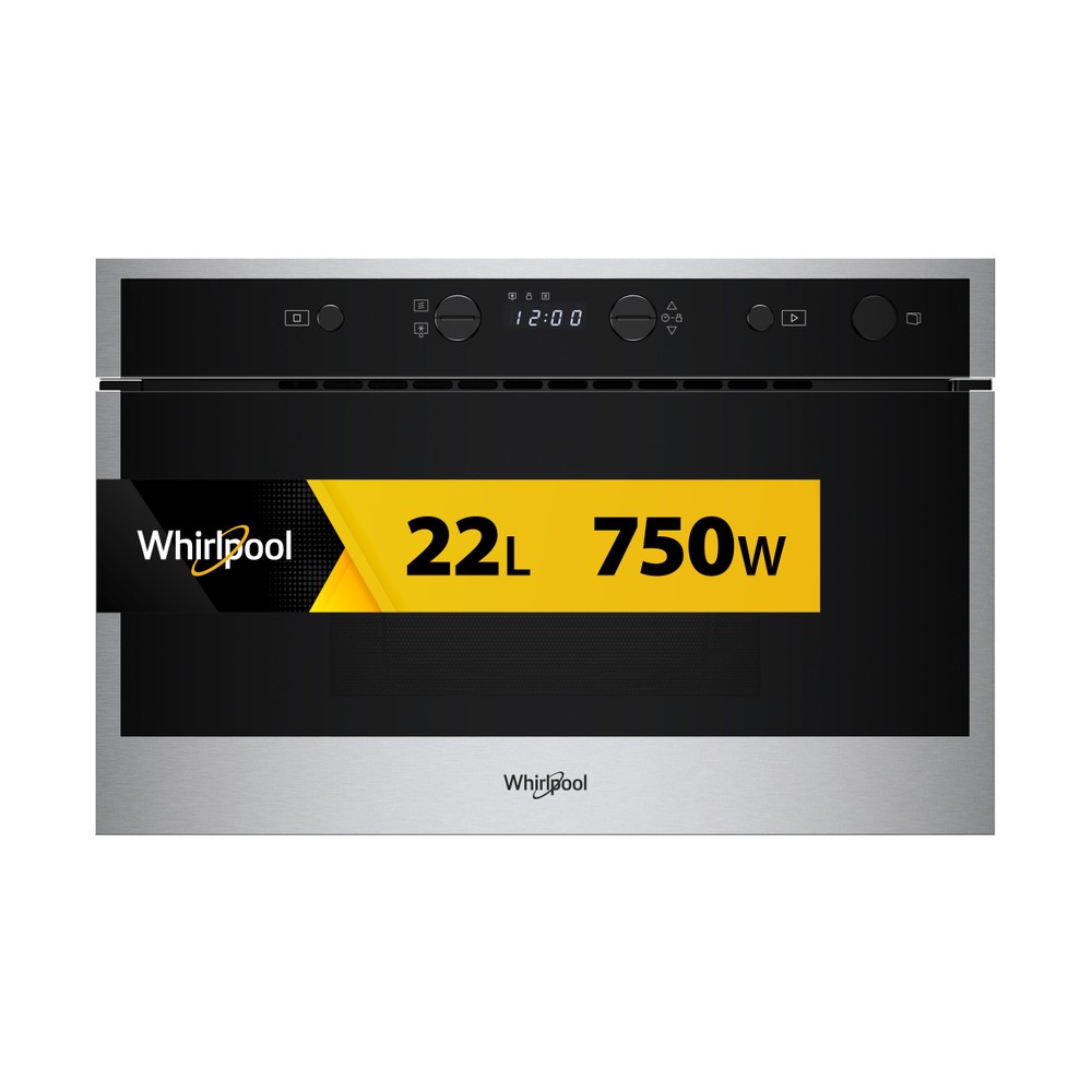 Whirlpool Four à micro-ondes Encastrable WMN461BX Stainless Steel Électronique 22 Micro-ondes uniquement 750 Frontal