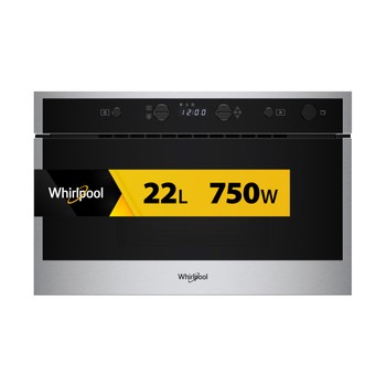 Whirlpool Four à micro-ondes Encastrable WMN461BX Stainless Steel Électronique 22 Micro-ondes uniquement 750 Frontal