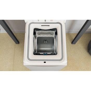 Whirlpool Vaskemaskin Frittstående TDLRS 7232BS EU Silver Top loader D Drum