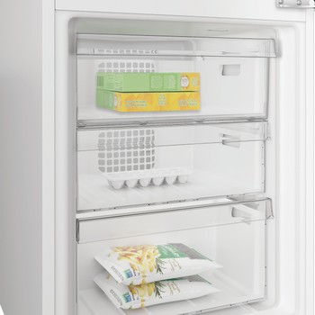 Indesit Combinación de frigorífico / congelador Encastre KINH 1271 B4E Zinc Metal 2 doors Lifestyle detail