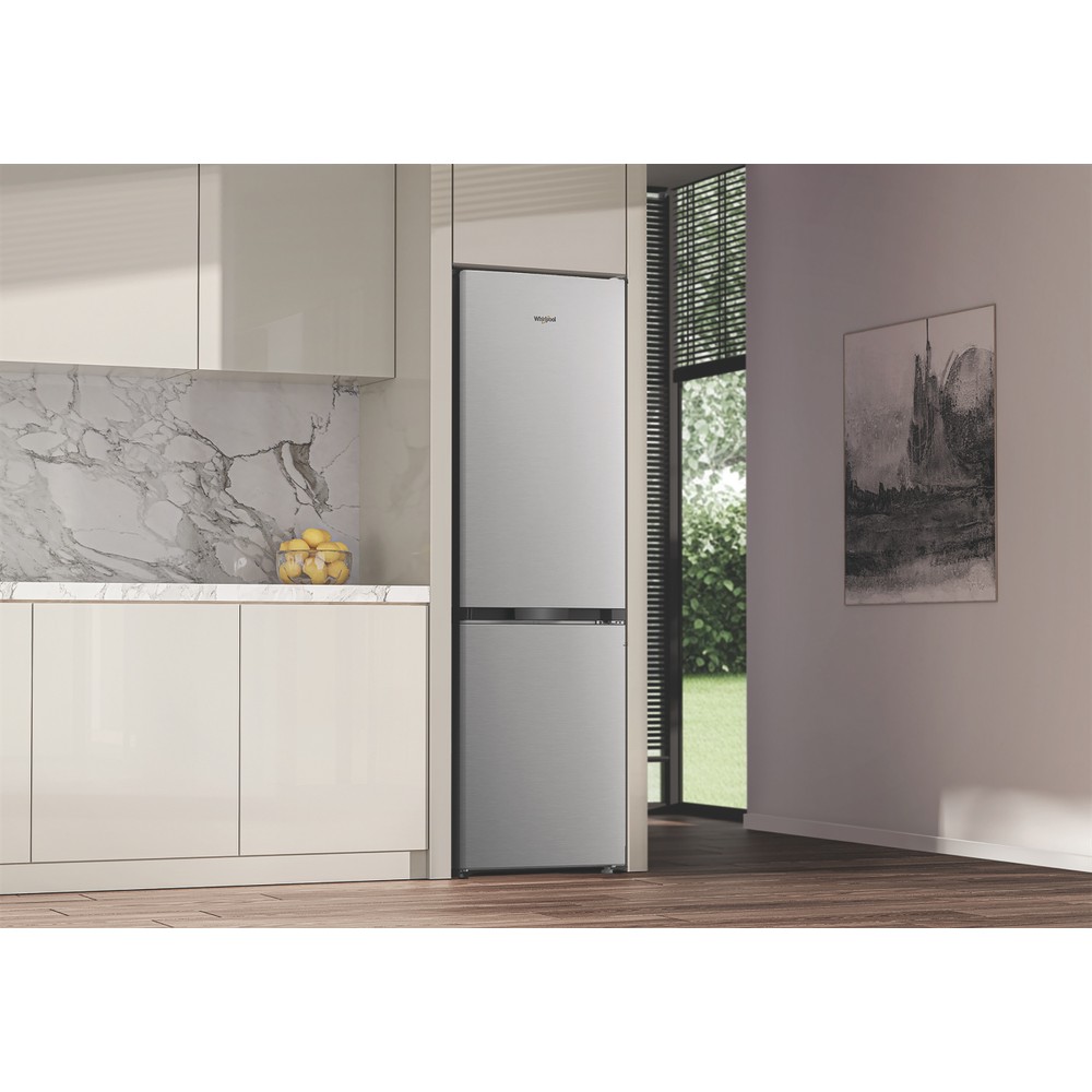 Whirlpool Koel/vriescombinatie Vrijstaand WHK 22373 X6EA ARC 764 Manhattan Gray 2 deuren Lifestyle perspective