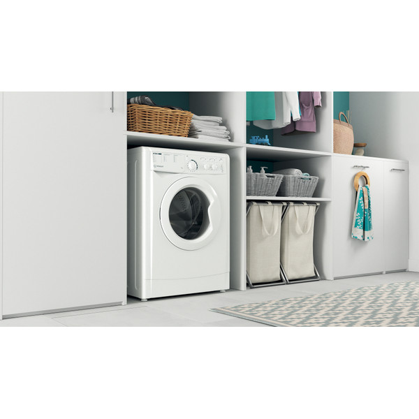 Indesit Perilica za rublje Samostojeći EWSC 61251 W EU N Bijela Prednje punjenje F Lifestyle perspective