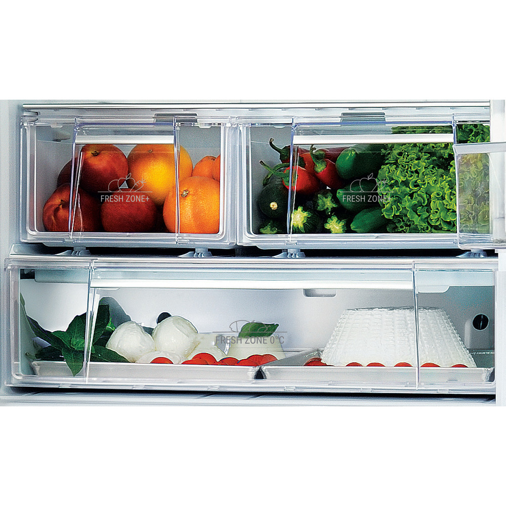 Hotpoint_Ariston Chłodziarka/zamrażarka Wolnostojący E4D B C1 Czarny Czterodrzwiow(y)a Drawer