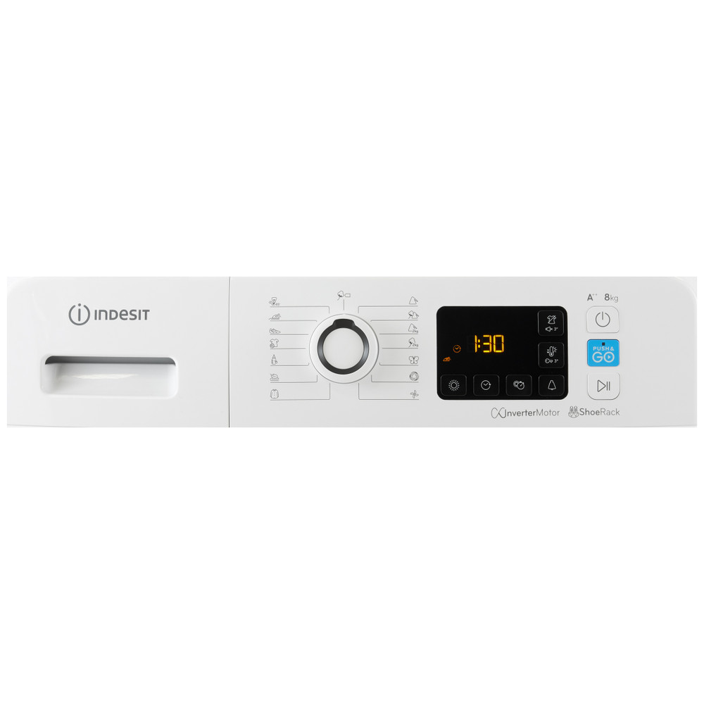 Indesit Szárító YT M11 82K RX EU Fehér Control panel