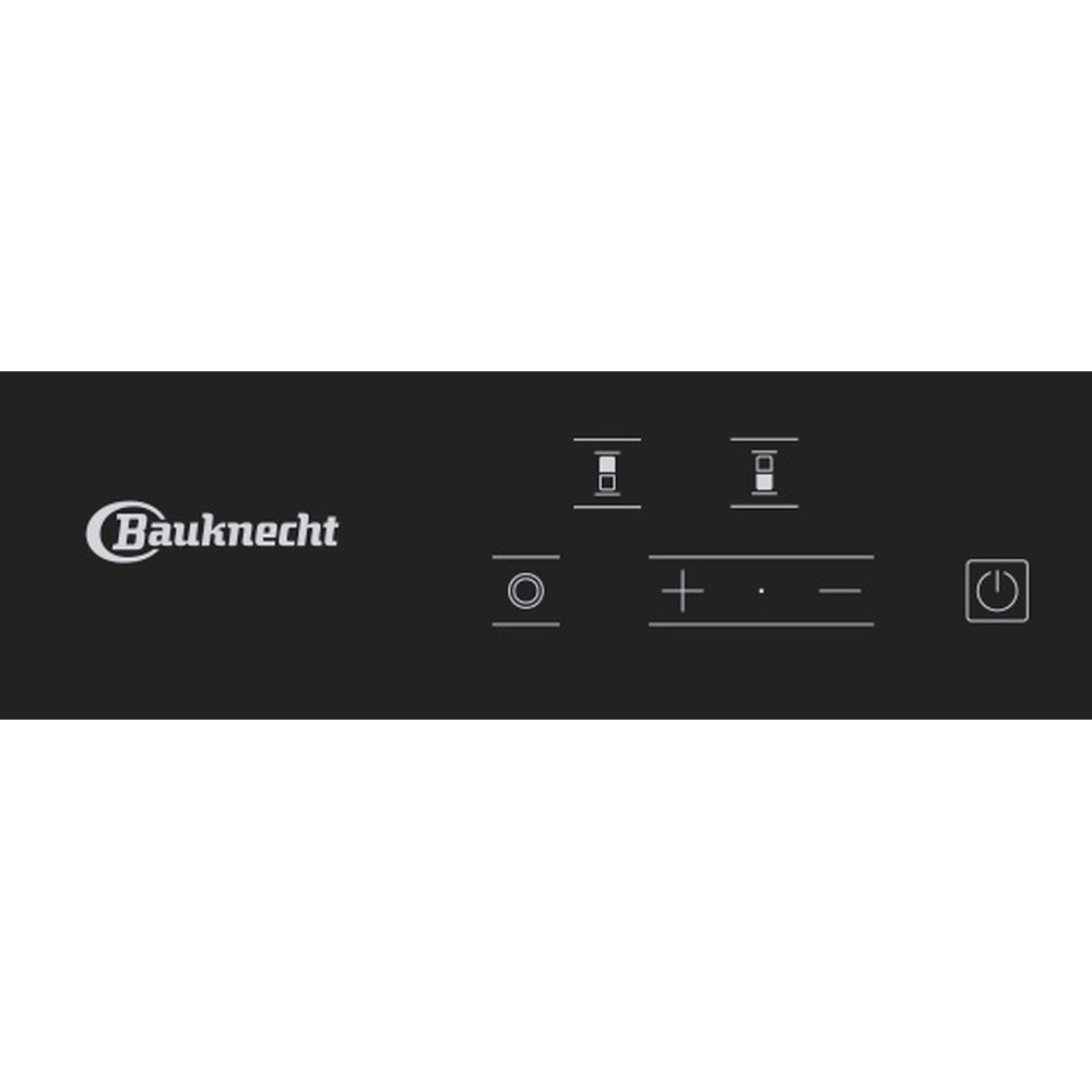 Bauknecht Kochfelder BRD 4030 B Schwarz Radiant vitroceramic Control panel