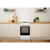 Indesit Cocina IS5G1PMW/E Blanco Gas Lifestyle frontal