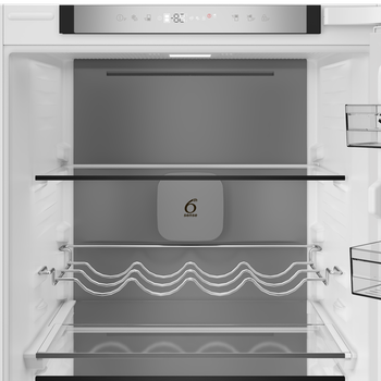 Whirlpool Réfrigérateur combiné Encastrable WHK2 5294 B6E1 Zinc Metal 2 portes Control panel