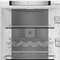 Whirlpool Комбиниран хладилник с камера Вграден WHK2 5294 B6E1 Zinc Metal 2 врати Frontal open
