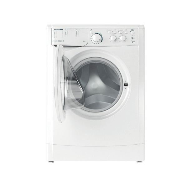Indesit Perilica za rublje Samostojeći EWSC 61251 W EU N Bijela Prednje punjenje F Frontal open