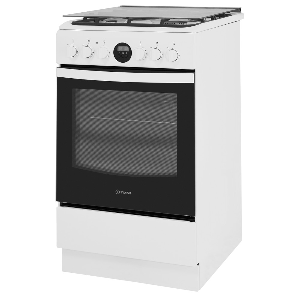 Indesit Tűzhely IS5G8CHW/E Fehér Gáz Perspective