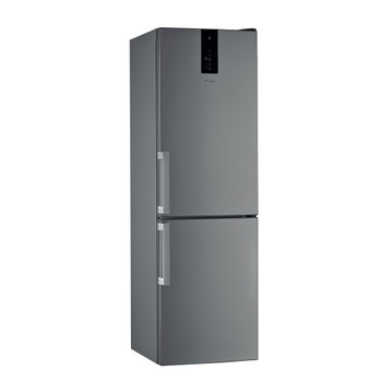 Whirlpool Racitor-congelator combinat Independent W9 821A OX H Optic Inox 2 doors Perspective