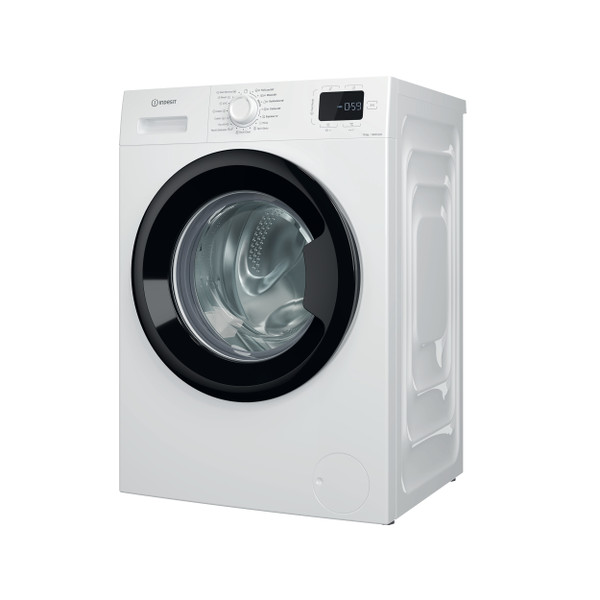 Indesit Lave-linge Pose-libre IM 1064B MY TIME EE Blanc Frontal A Perspective