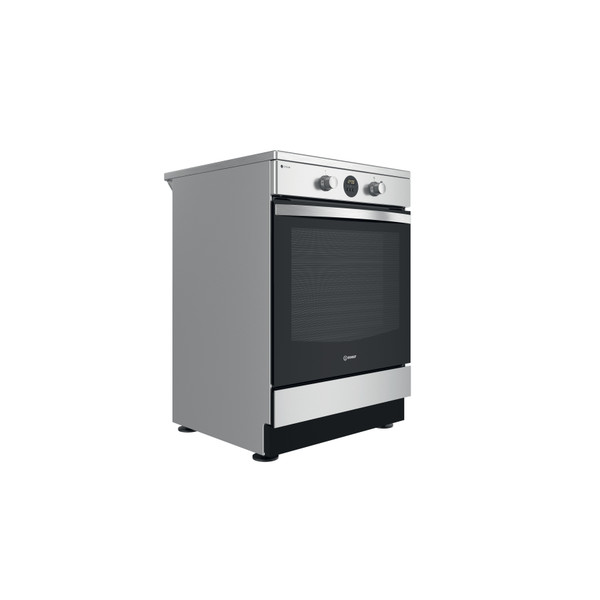 Indesit Cucina con forno a doppia cavità IS67IQ8CCX/FR Inox Elettrico Perspective