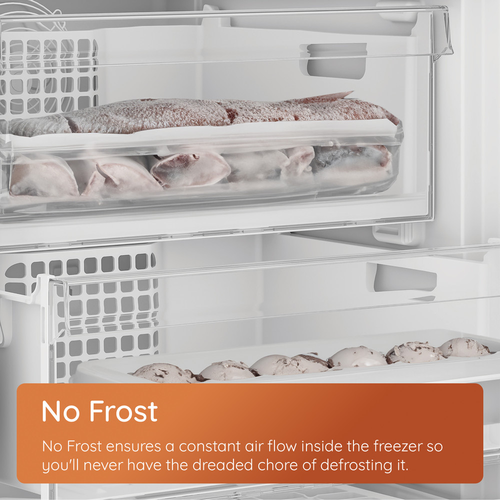 Hotpoint Fridge-Freezer Combination Free-standing HPKH 1261 W4UK White 2 doors Lifestyle detail