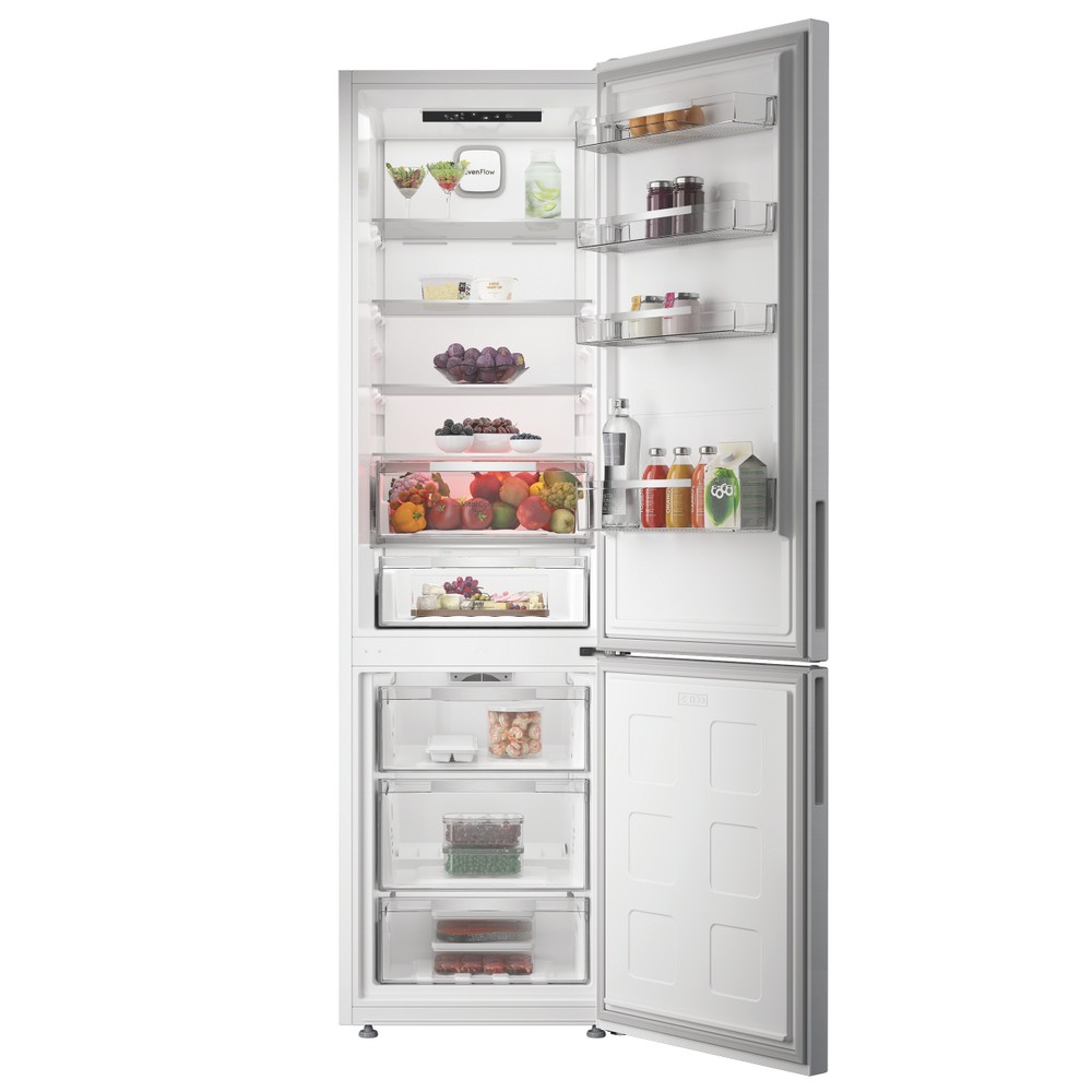 Hotpoint Combinados Libre instalación HPK 25401 XP4E New Silver – ARC 1035 2 doors Lifestyle frontal open